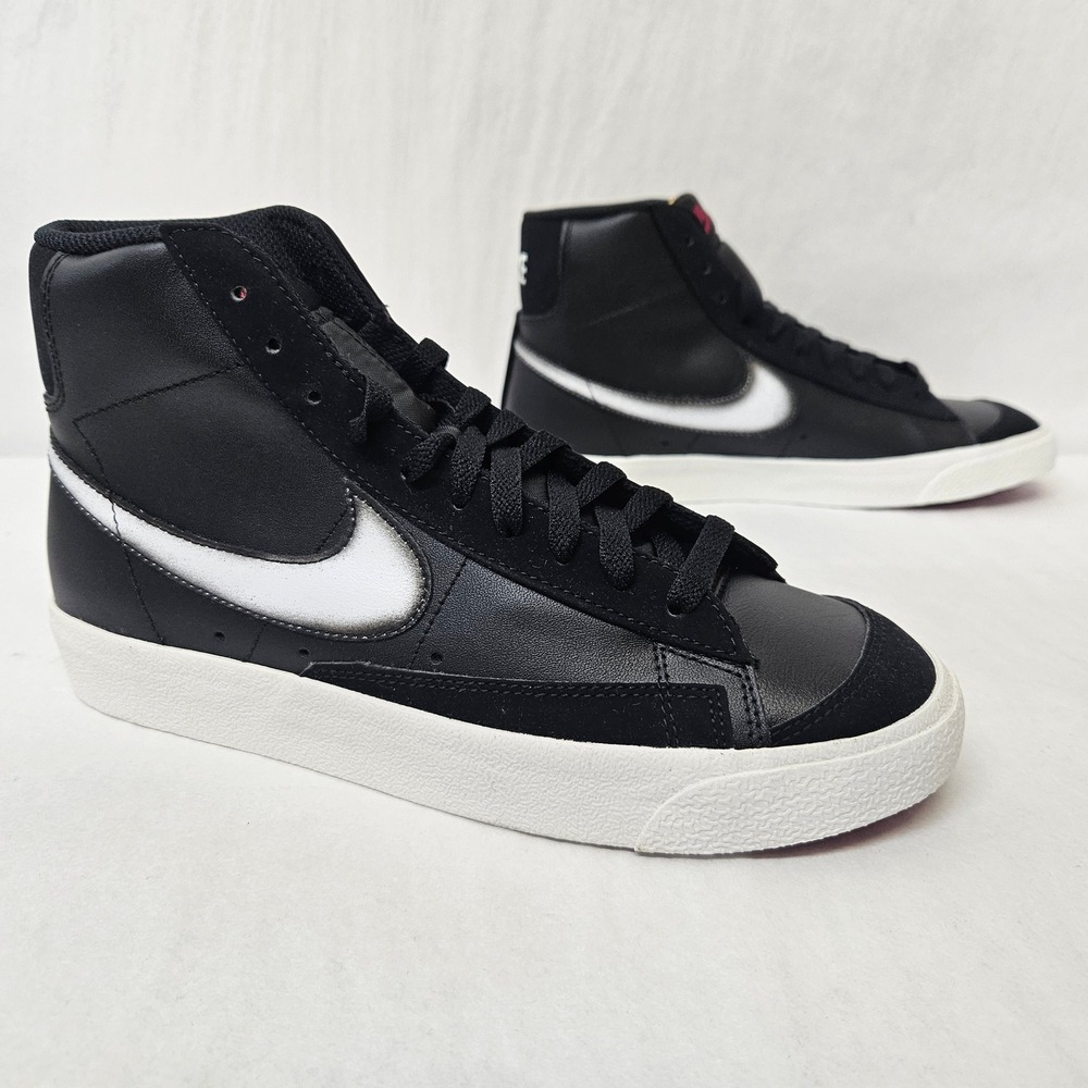 Nike Blazer Mid '77 VNTG NAS Sneaker FD6924-001 Black White Noble Red Men Size 8